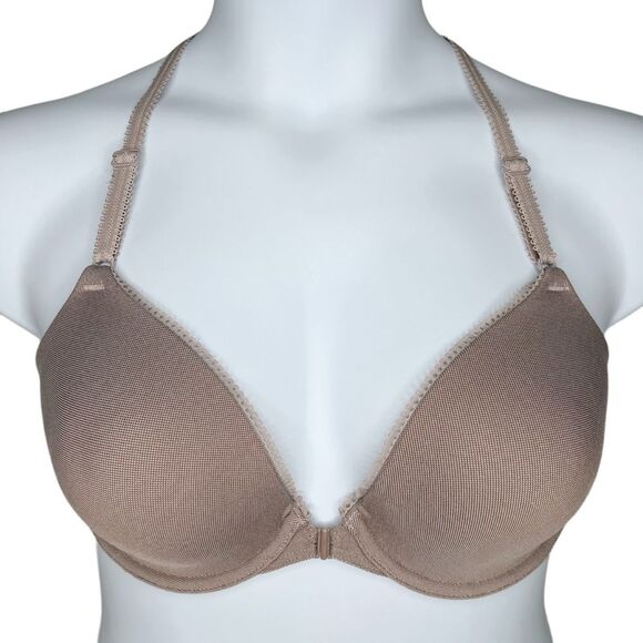 Set of TWO B.Tempt'd by Wacoal b.charming Lace Racerback T-Shirt Bra sz 38C bras - Picture 6 of 9